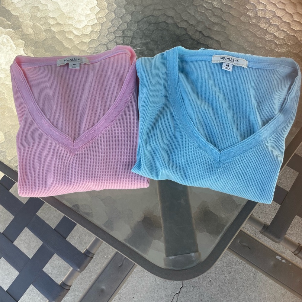 Cute set of Women’s Active Basic thermal tops. Size medium